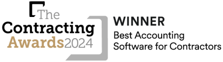 The contracting awards 2024. Winner. Best accounting software for contractors.