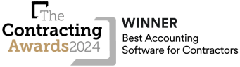 The contracting awards 2024. Winner. Best accounting software for contractors.