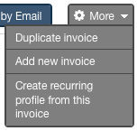 Duplicate invoice