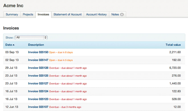 Improvements when viewing contacts