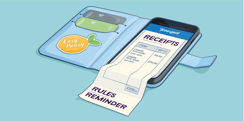 Which expense receipts do you need to keep?