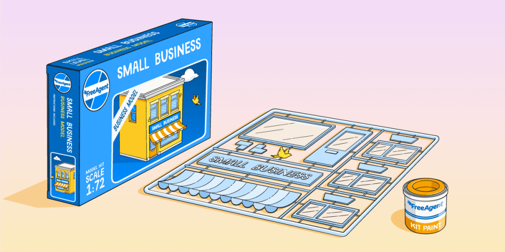 A plastic model kit to build your own small business.