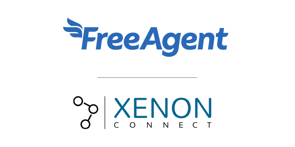 Shows the FreeAgent and Xenon Connect logos