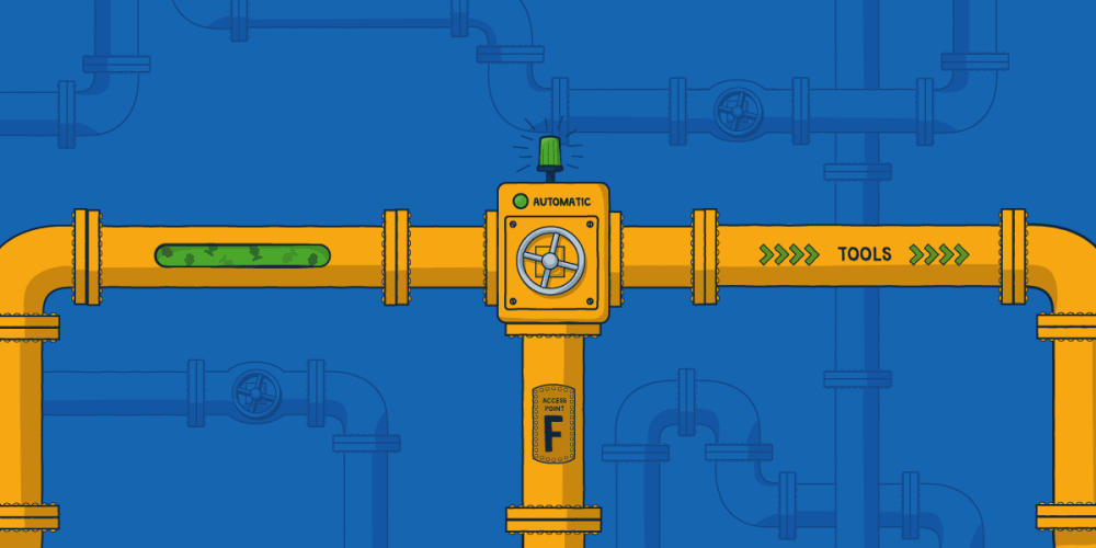 Data pipeline accounts production tools