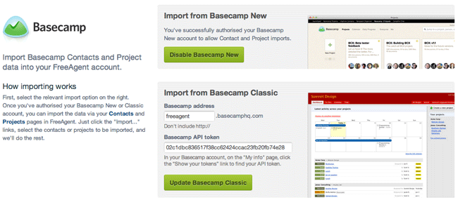 Basecamp New Integration