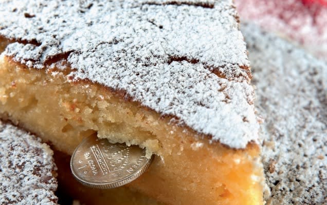 Vasilopita cake - photo credit www.icookgreek.com