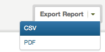 CSV export