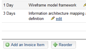 FreeAgent Invoice Reordering