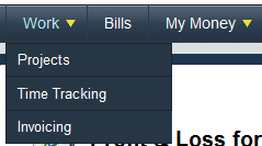 FreeAgent Work Navigation