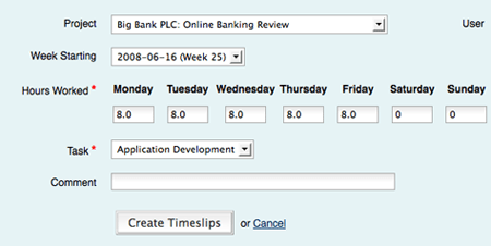 Weekly Form