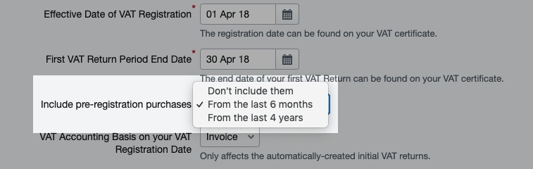 Drop-down menu