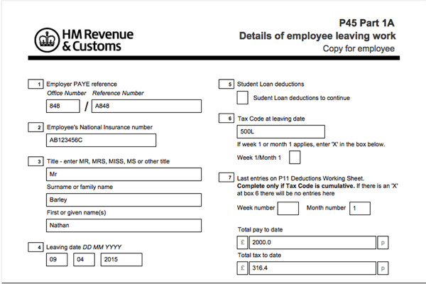 How To Get Your P45 Ready - Freeagent