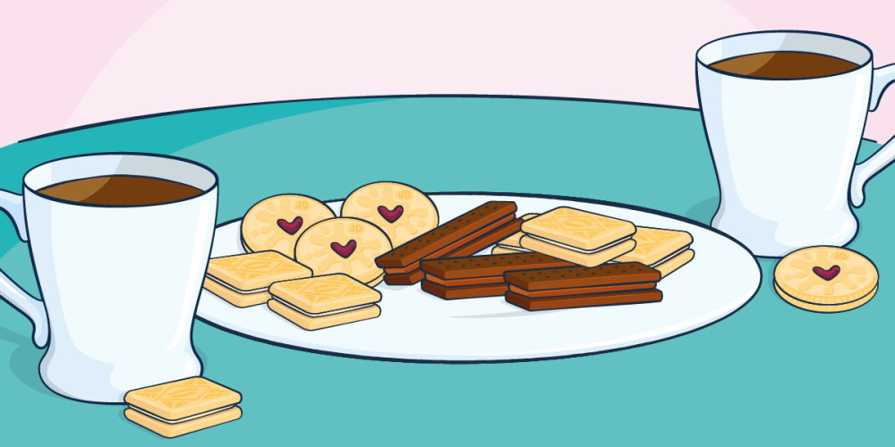 Biscuits and tea
