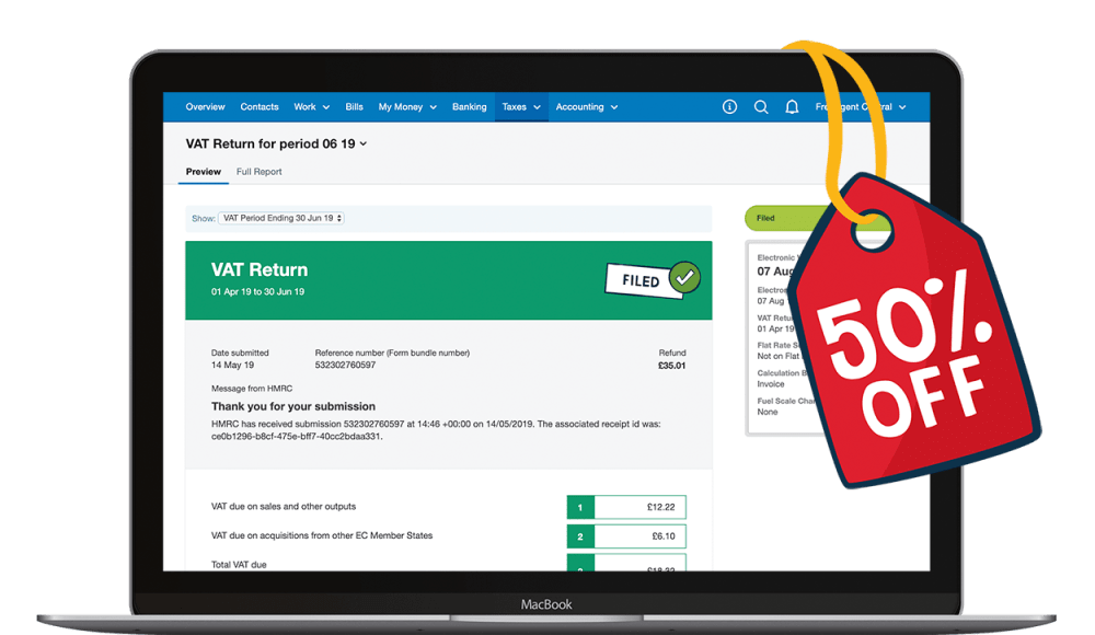 File MTD VAT Returns to HMRC from FreeAgent