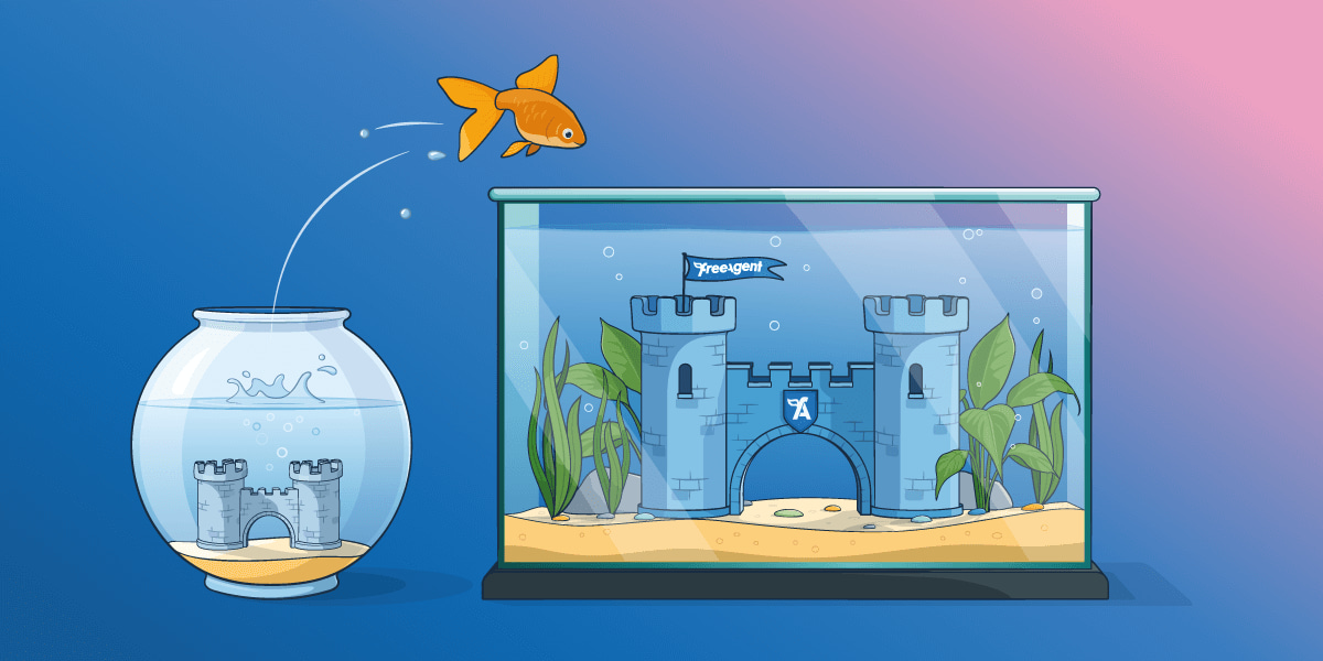 jumping goldfish