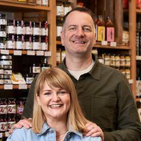 Chris Bain and Lynsey Hogg