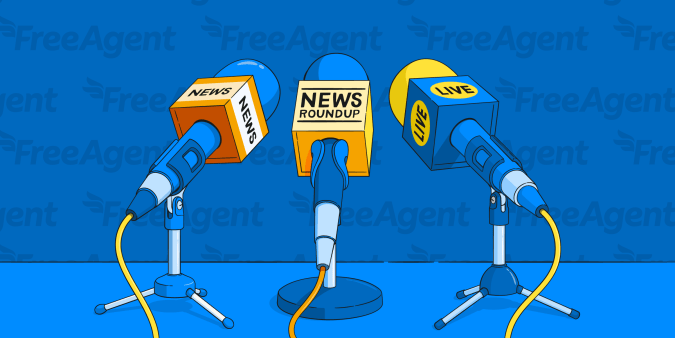 Microphones at a press conference